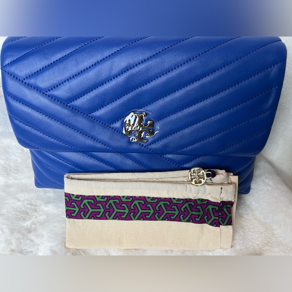 Tory Burch Kira Chevron Nautical Blue